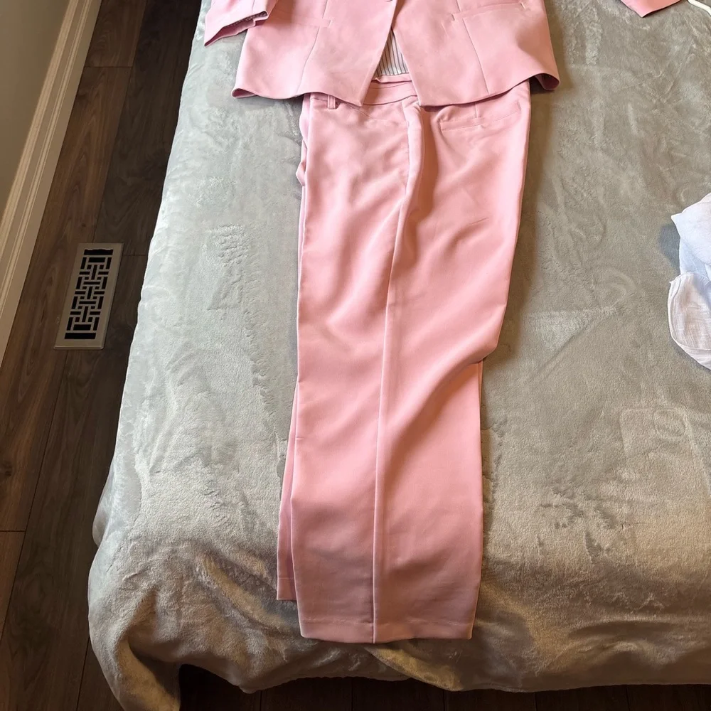 Pink Women's Pantsuit & Jacket - Picture 2 of 6